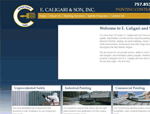Tablet Screenshot of ecaligariandson.com